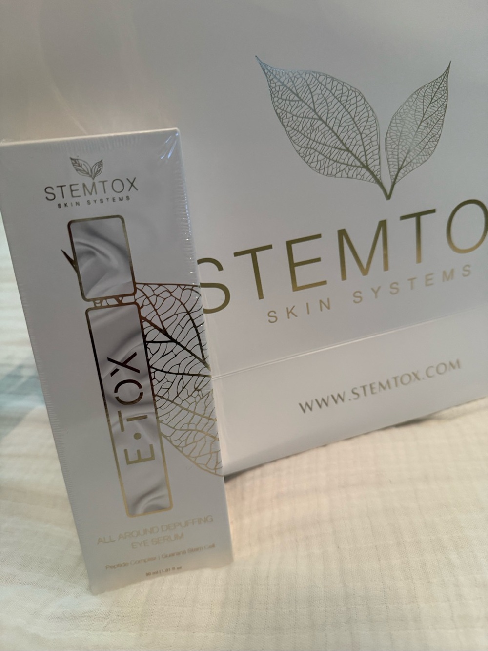Luxury Skincare NWT - sealed authentic- Stemtox E.Tox Eye Serum NEW Sealed